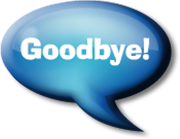 Goodbye PNG Image Background
