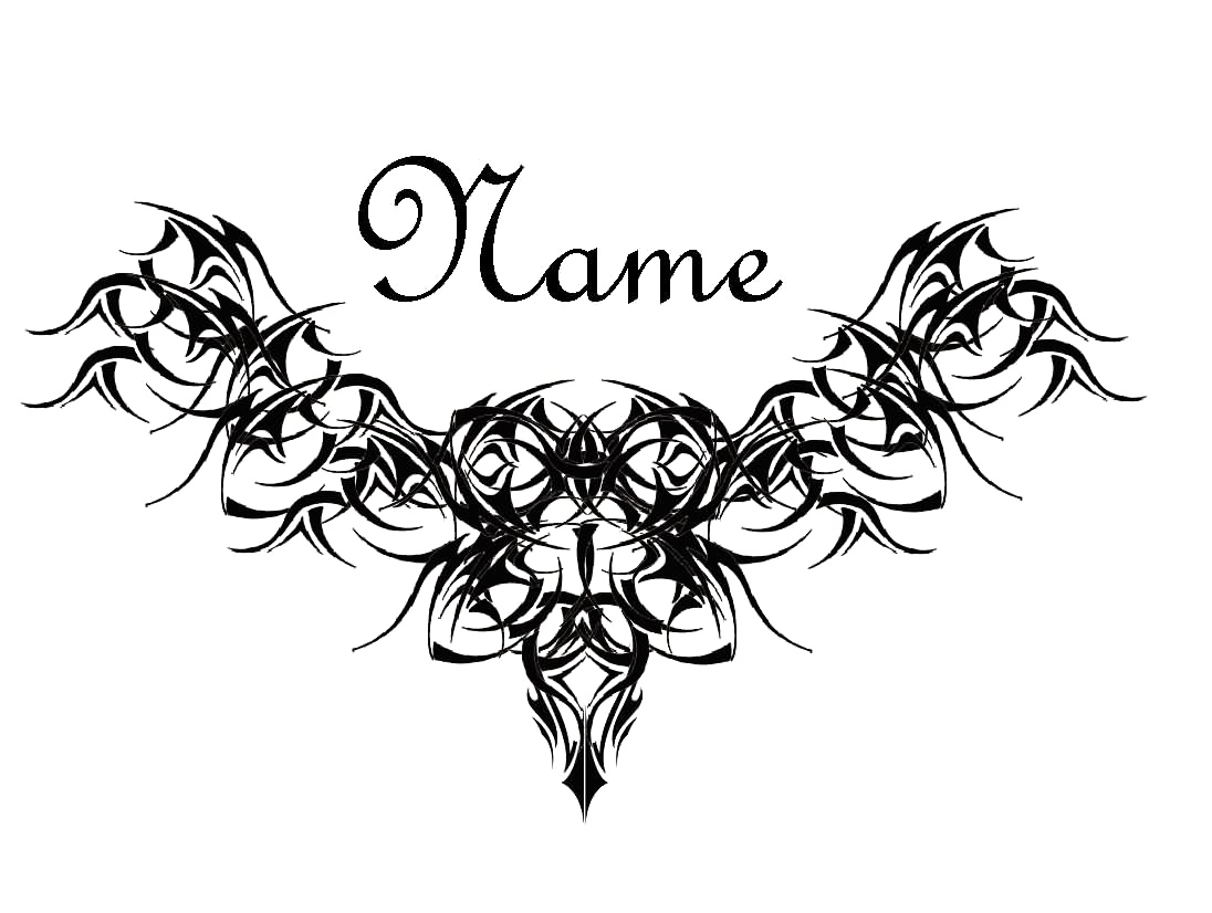 Goth Tattoo PNG Background Image | PNG Arts