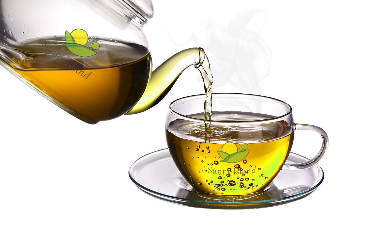 Fondo de la imagen del PNG de la taza de té verde
