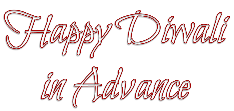 Happy Diwali In Advance PNG Image