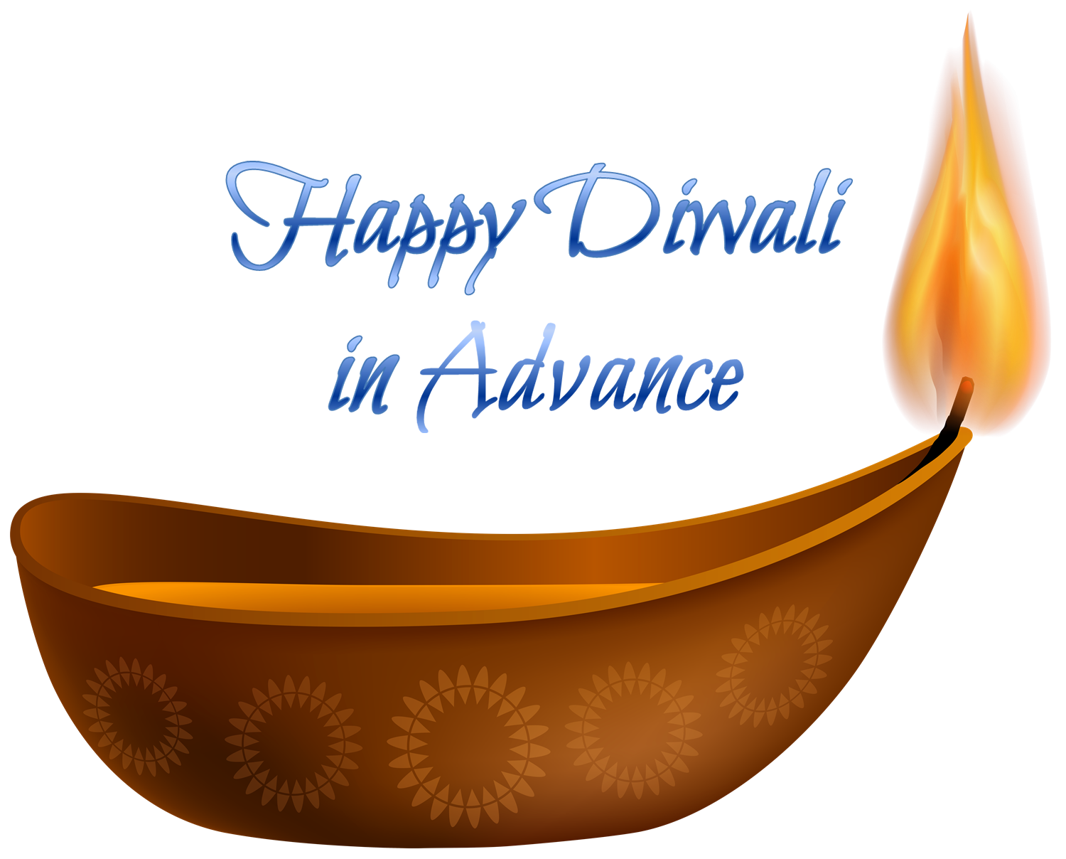 Happy Diwali In Advance Transparent Image