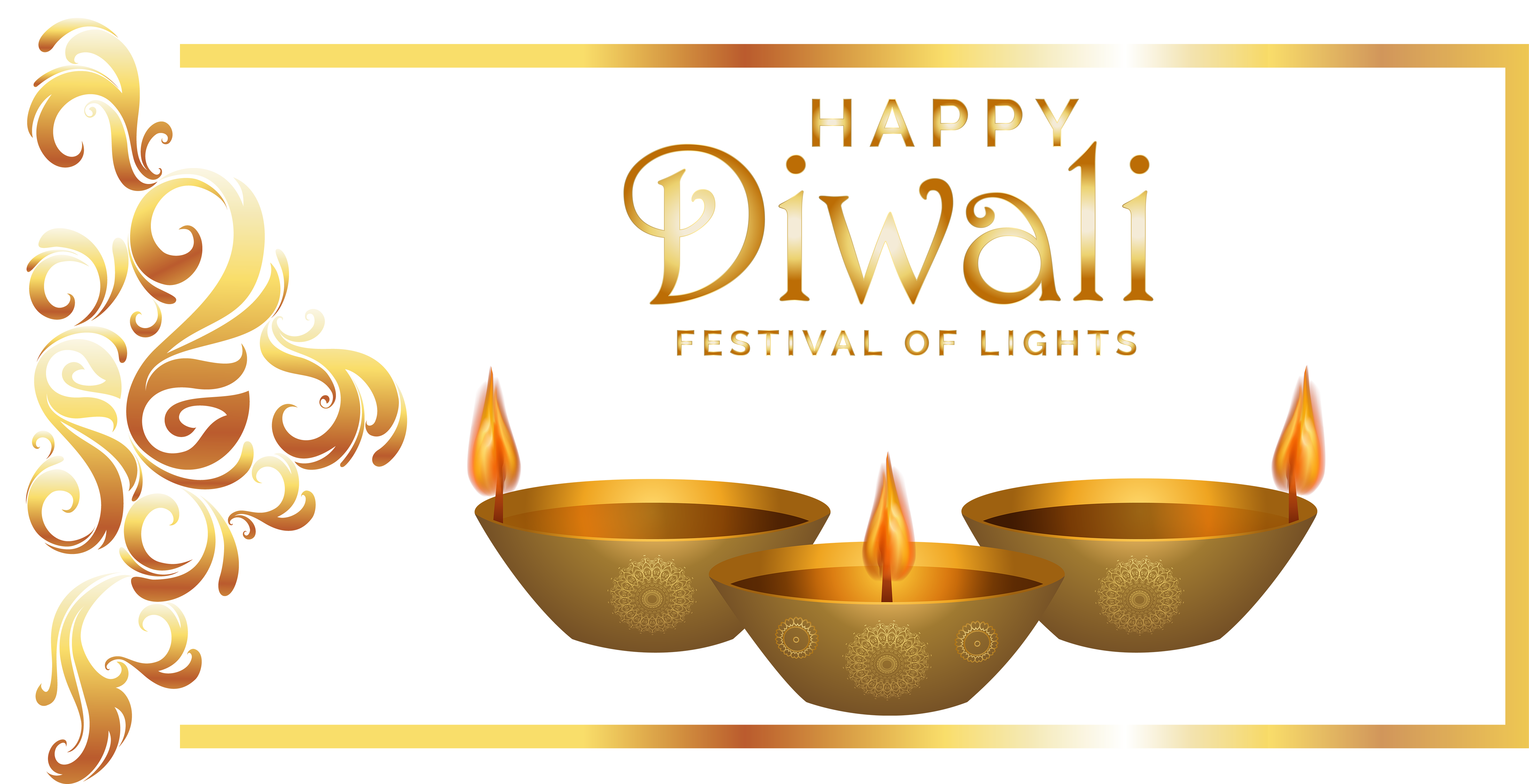 Happy Diwali PNG Image Background