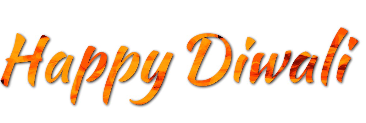 Happy Diwali Text PNG-Bild