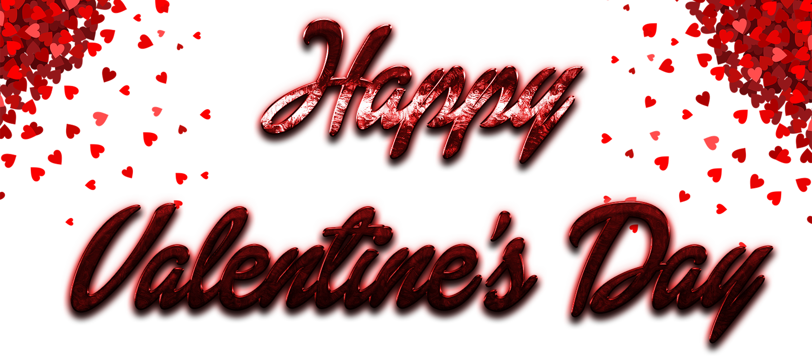 Feliz día de San Valentín Imagen Transparente