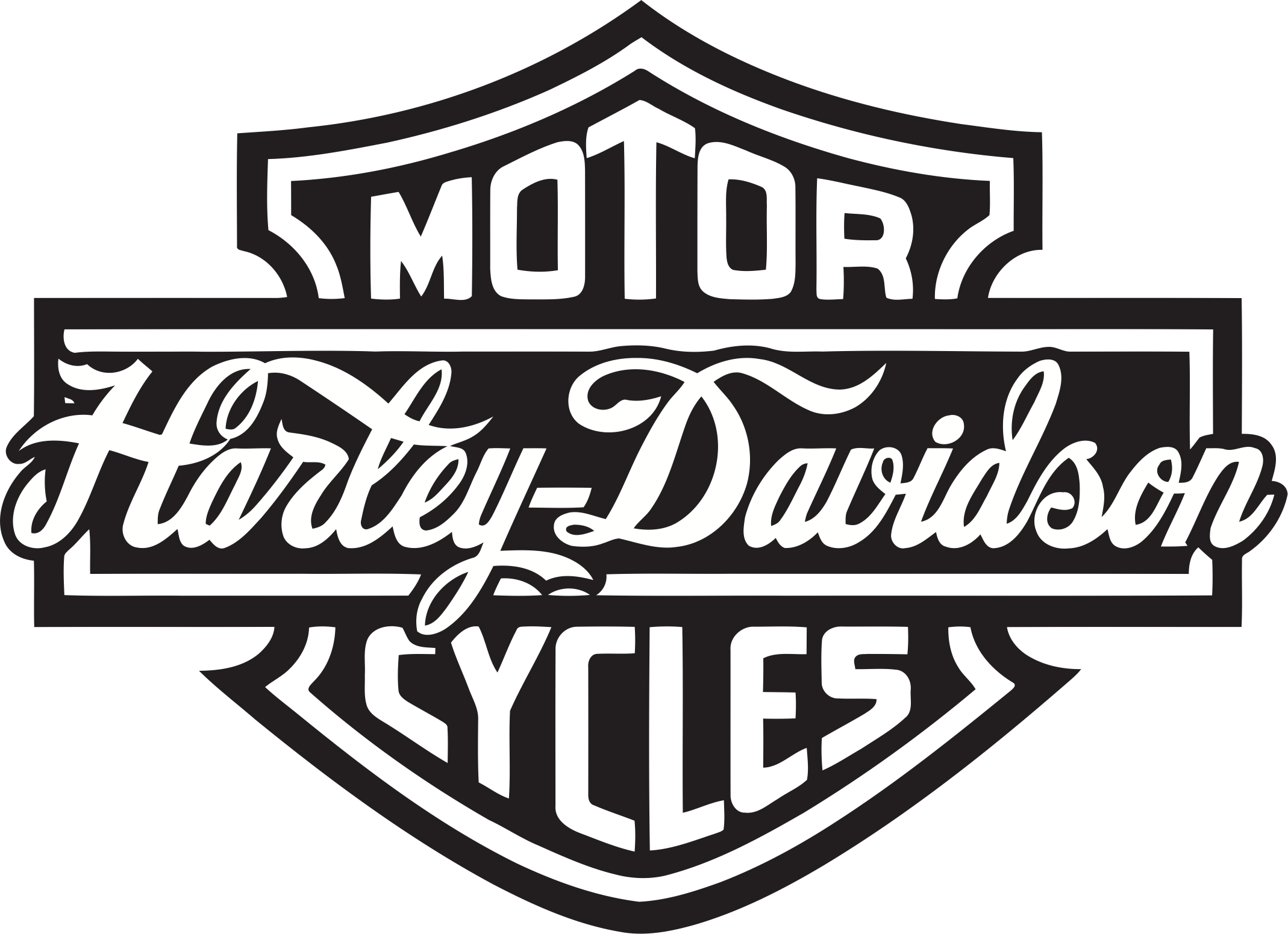 Immagine Trasparente di Harley Davidson Logo PNG