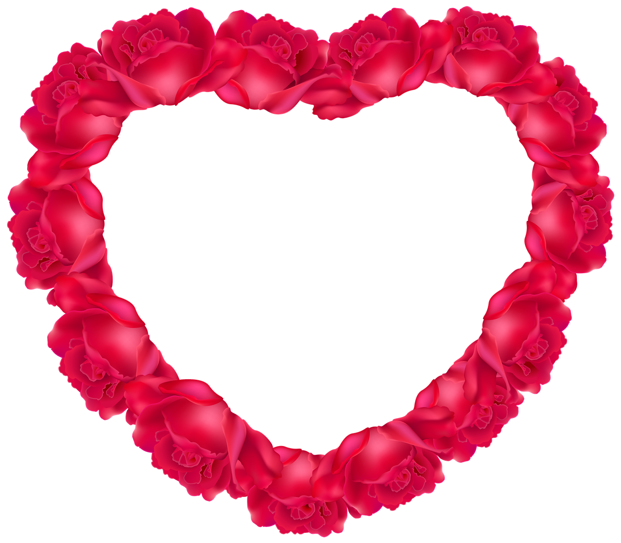 Heart Rose PNG Photo