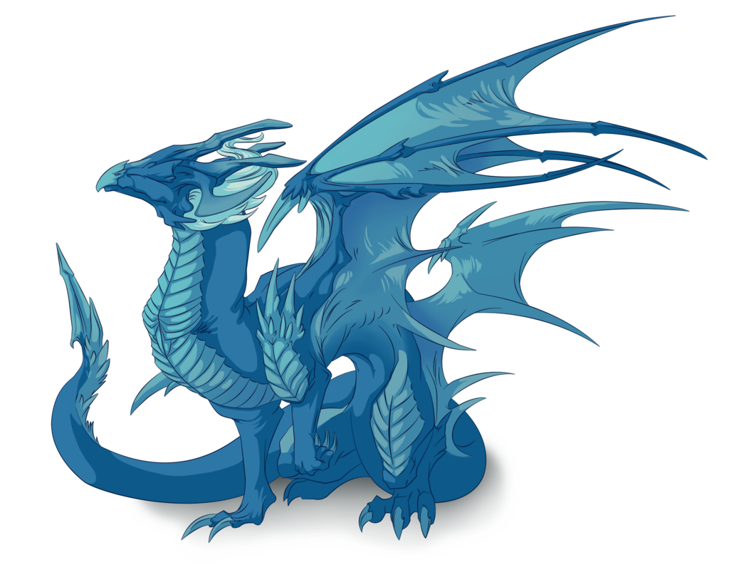 Ice Dragon Download PNG-Afbeelding