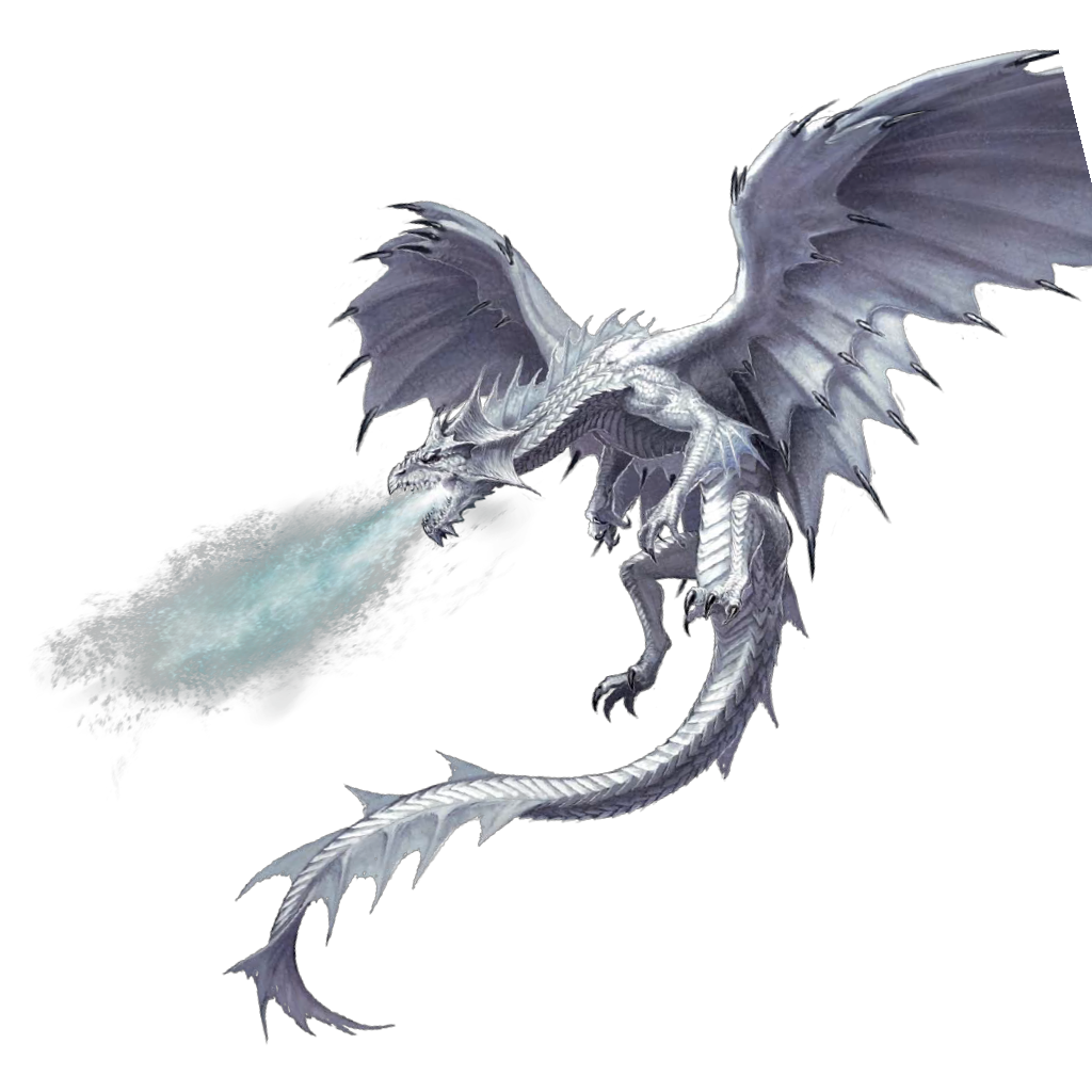 Ice Dragon PNG-Afbeelding