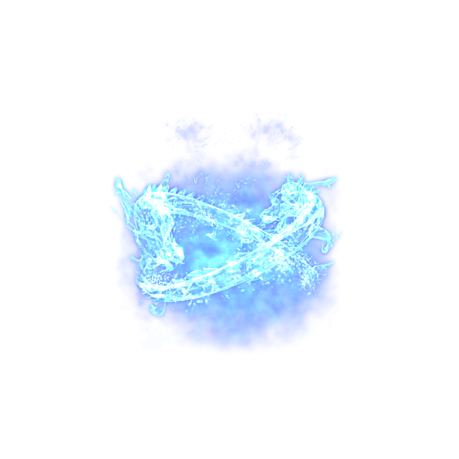 Ice Dragon PNG-Bild
