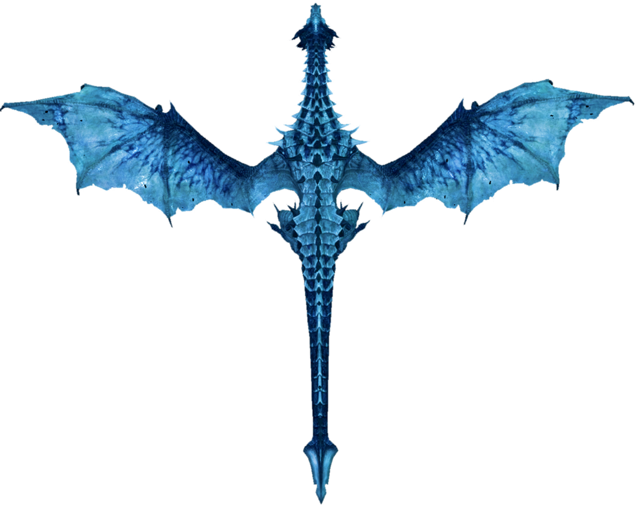 Ice Dragon Transparent Background PNG