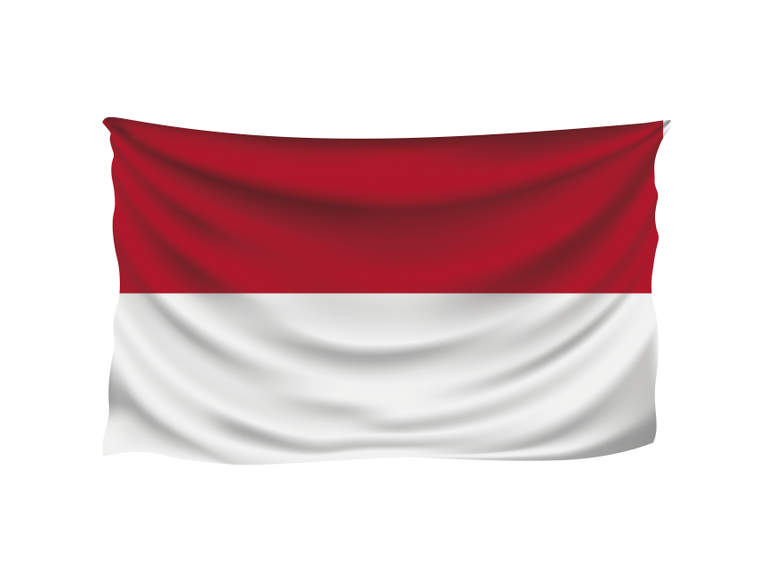 Bandeira de Indonésia Download imagem transparente PNG