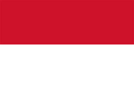 Indonesië vlag PNG Gratis Download