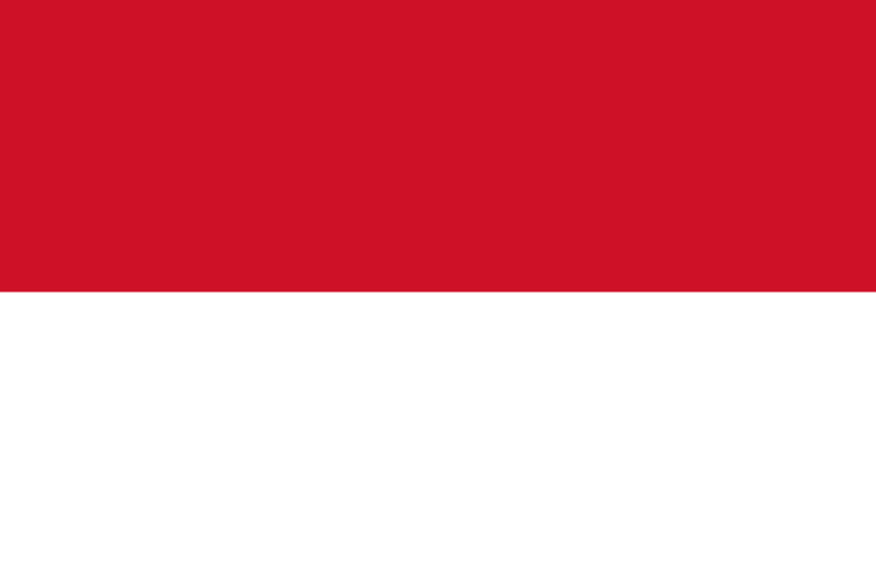 Indonésie Drapeau PNG Image Transparente