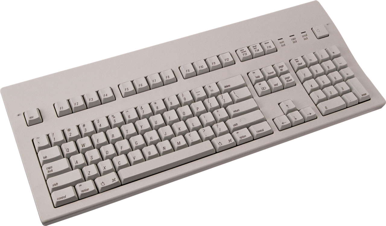Keyboard Transparent Image