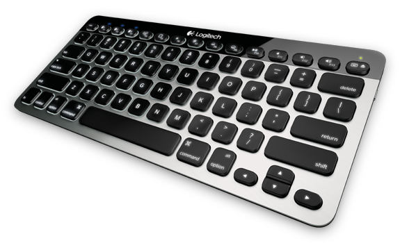 لوحة المفاتيح شفافة