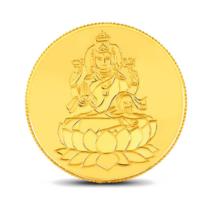 Лакшми золотая монета PNG скачать бесплатно