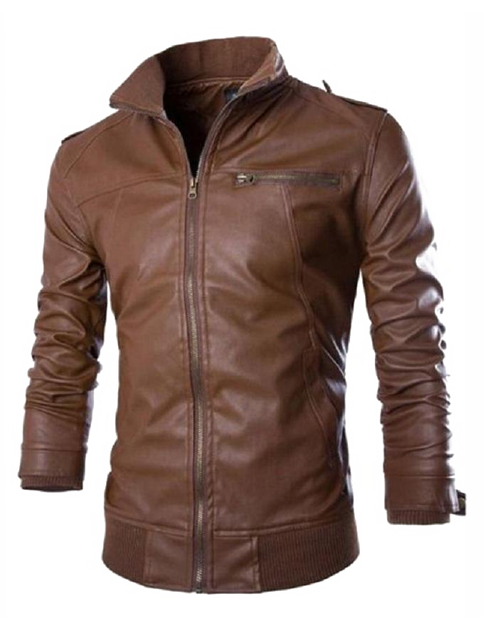 Leather Coat PNG Transparent Image