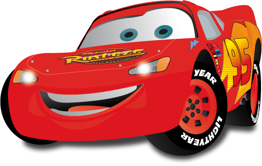 Lightning McQueen Disney Cars PNG Transparent Image
