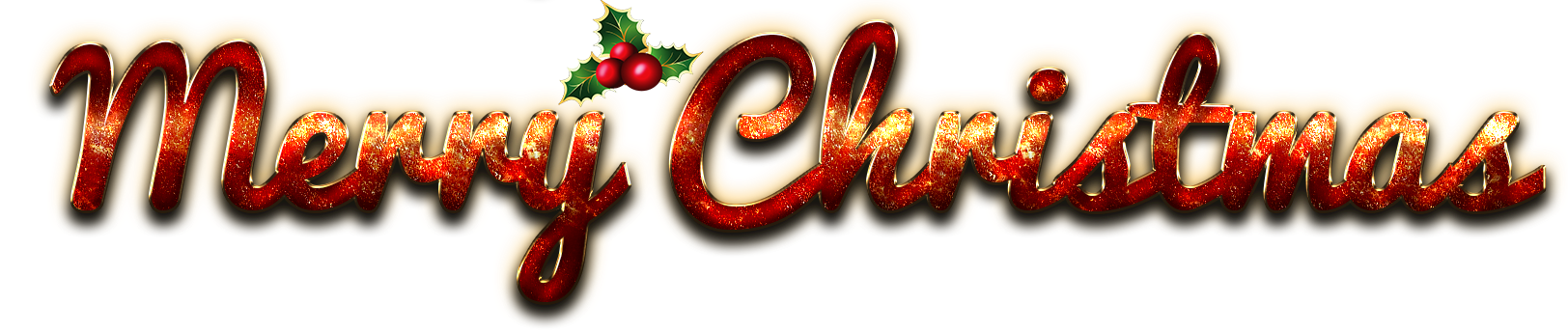 Merry Christmas Letter PNG Free Download