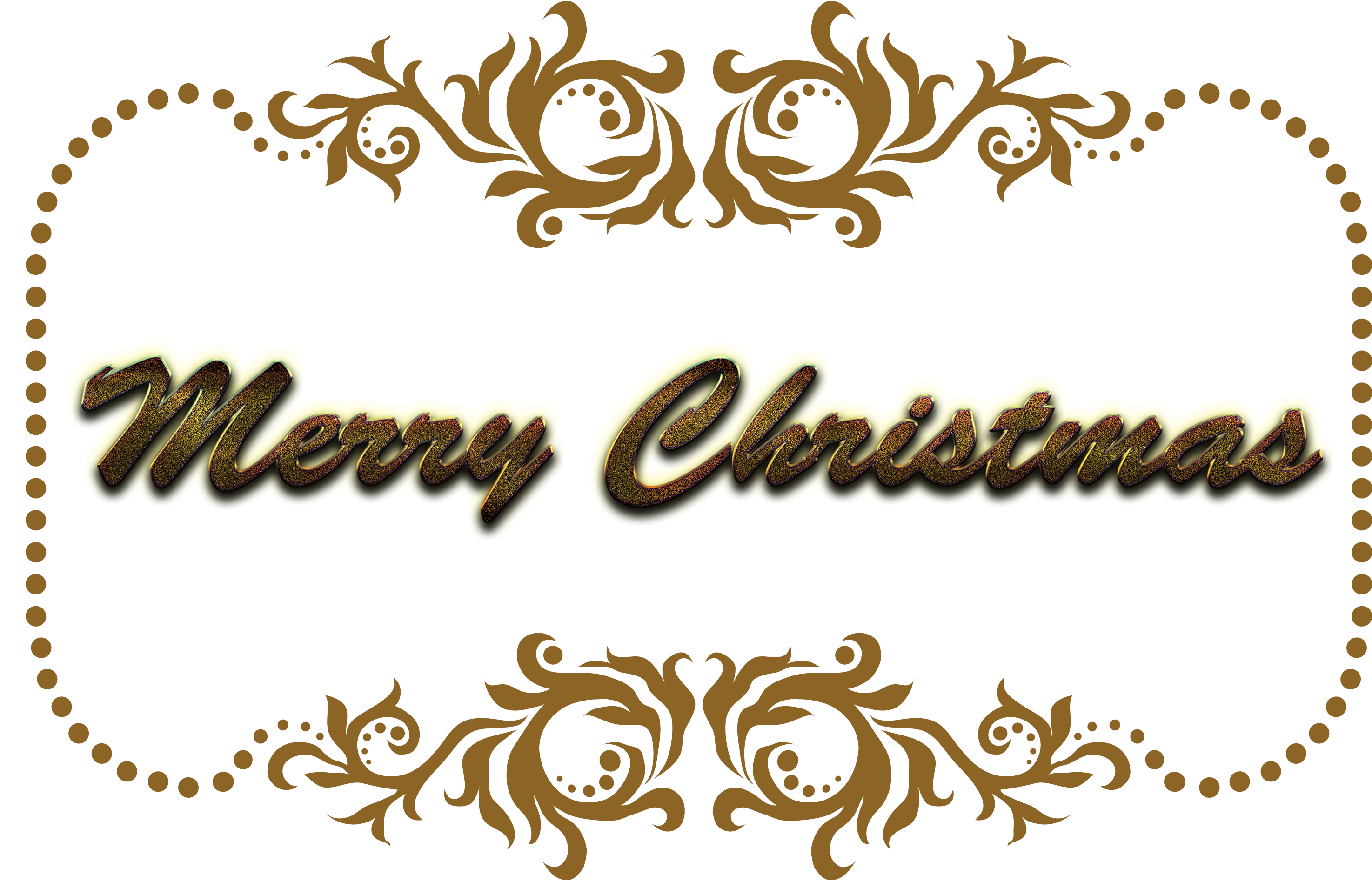 Merry Christmas Letter PNG Picture