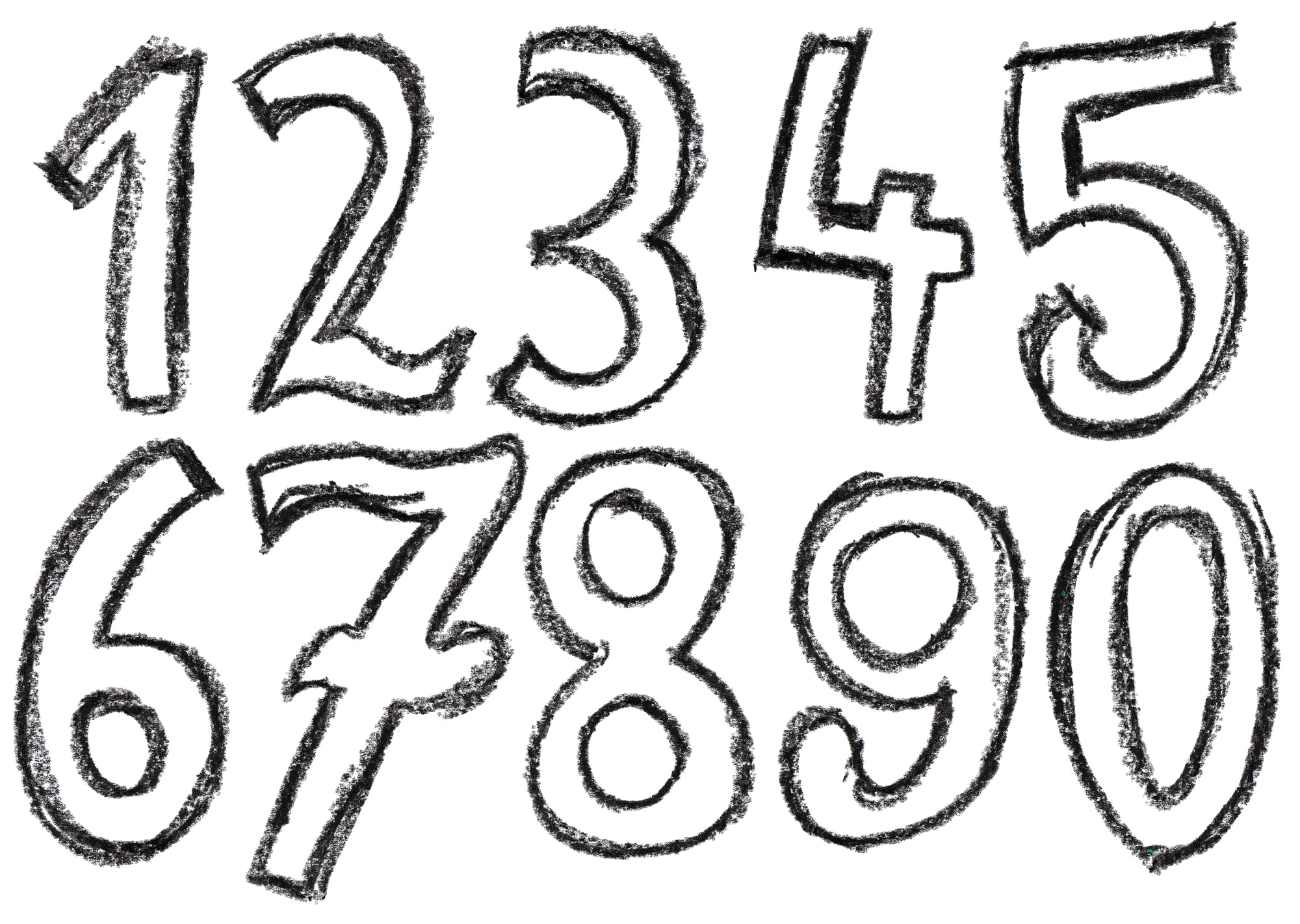 Numbers PNG Free Download