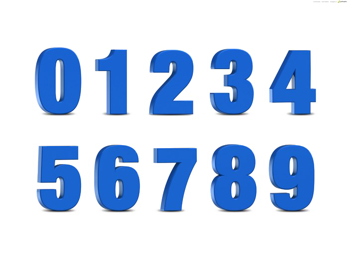 Numbers PNG High-Quality Image
