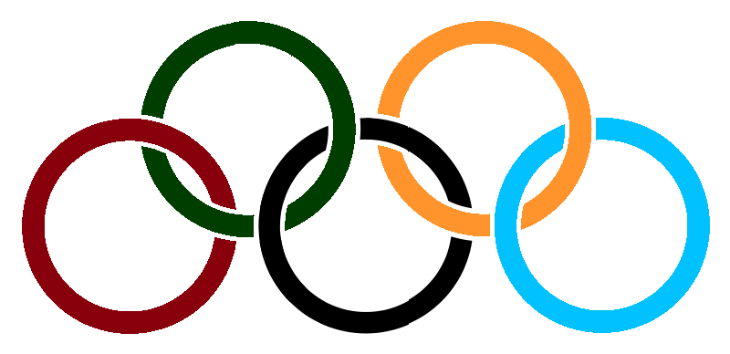 Imagem transparente do símbolo olímpico