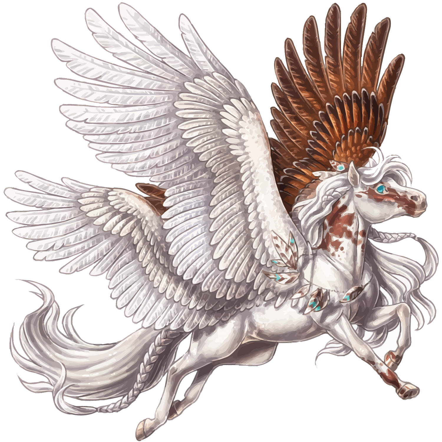 Pegasus PNG высококачественный образ