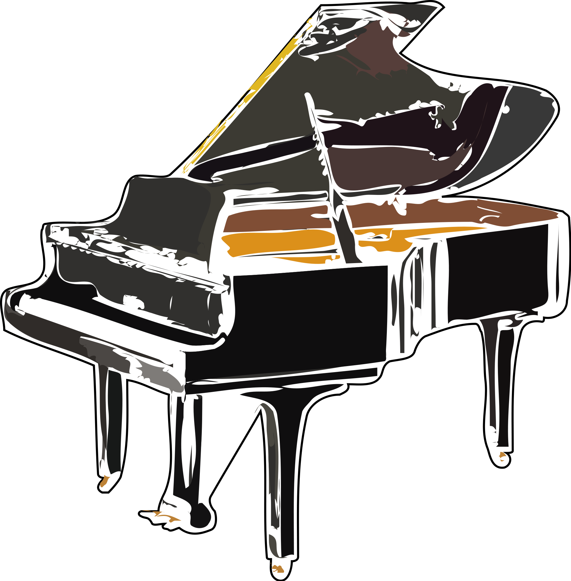Piano Download Transparante PNG-Afbeelding