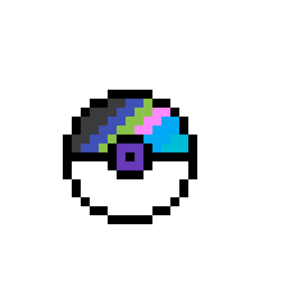 Ultra Ball Pokeball Pixel Png Image With Transparent Background Toppng