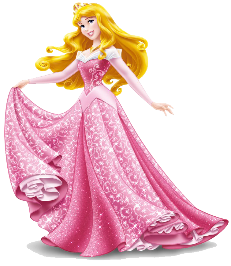 Princess Aurora Dress PNG Transparent Image