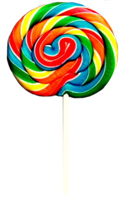 Rainbow Lollipop PNG Background Image