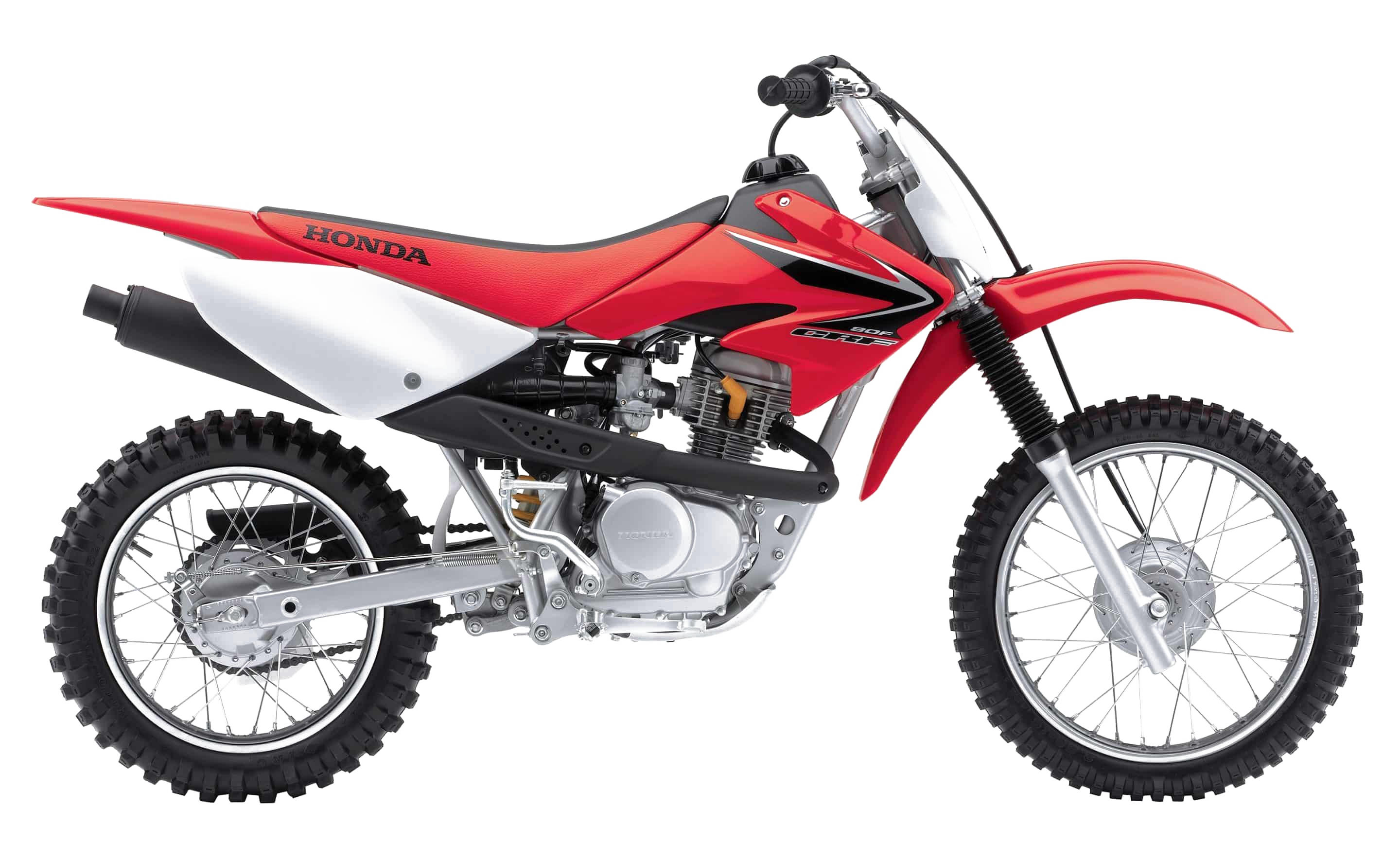 Red Dirt Bike PNG Image Background