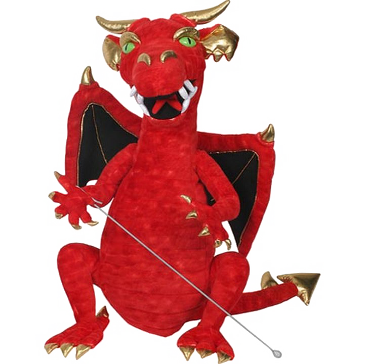 Dragon rouge fond Transparent PNG