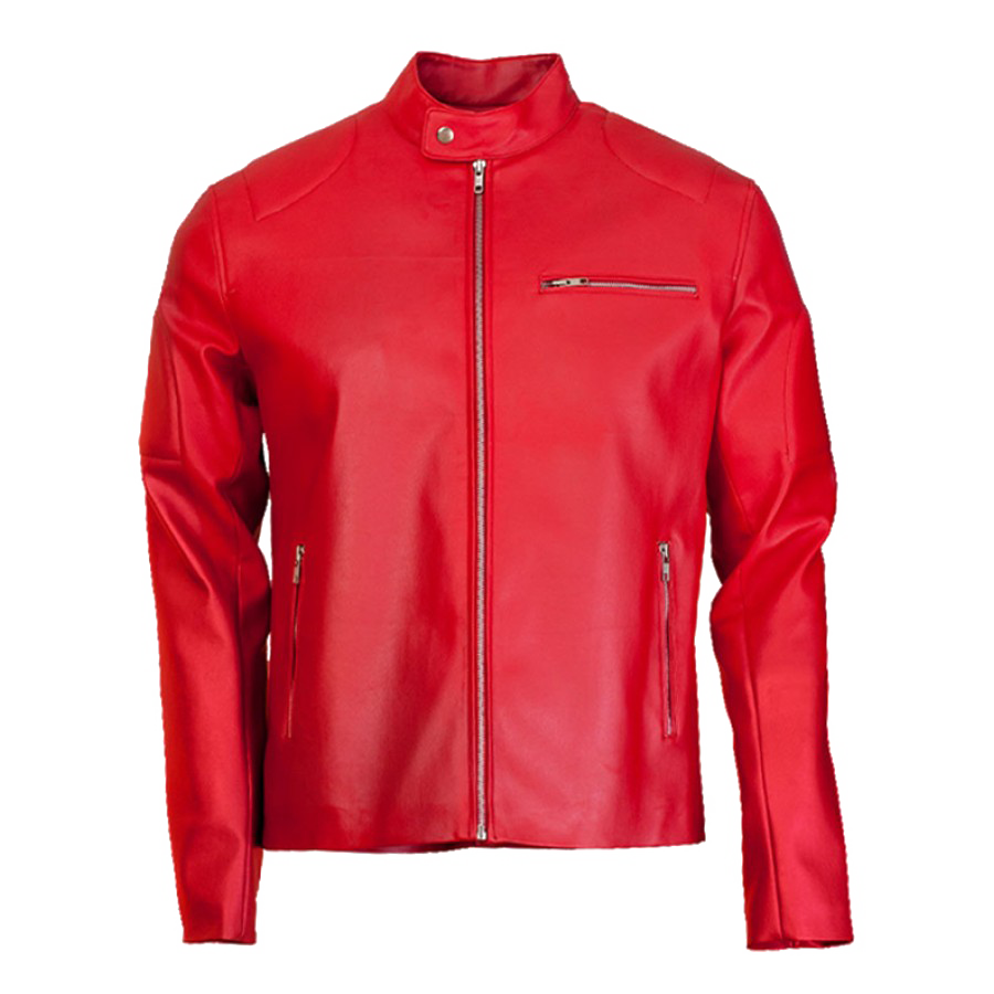 Red Leather Jacket Transparent Image