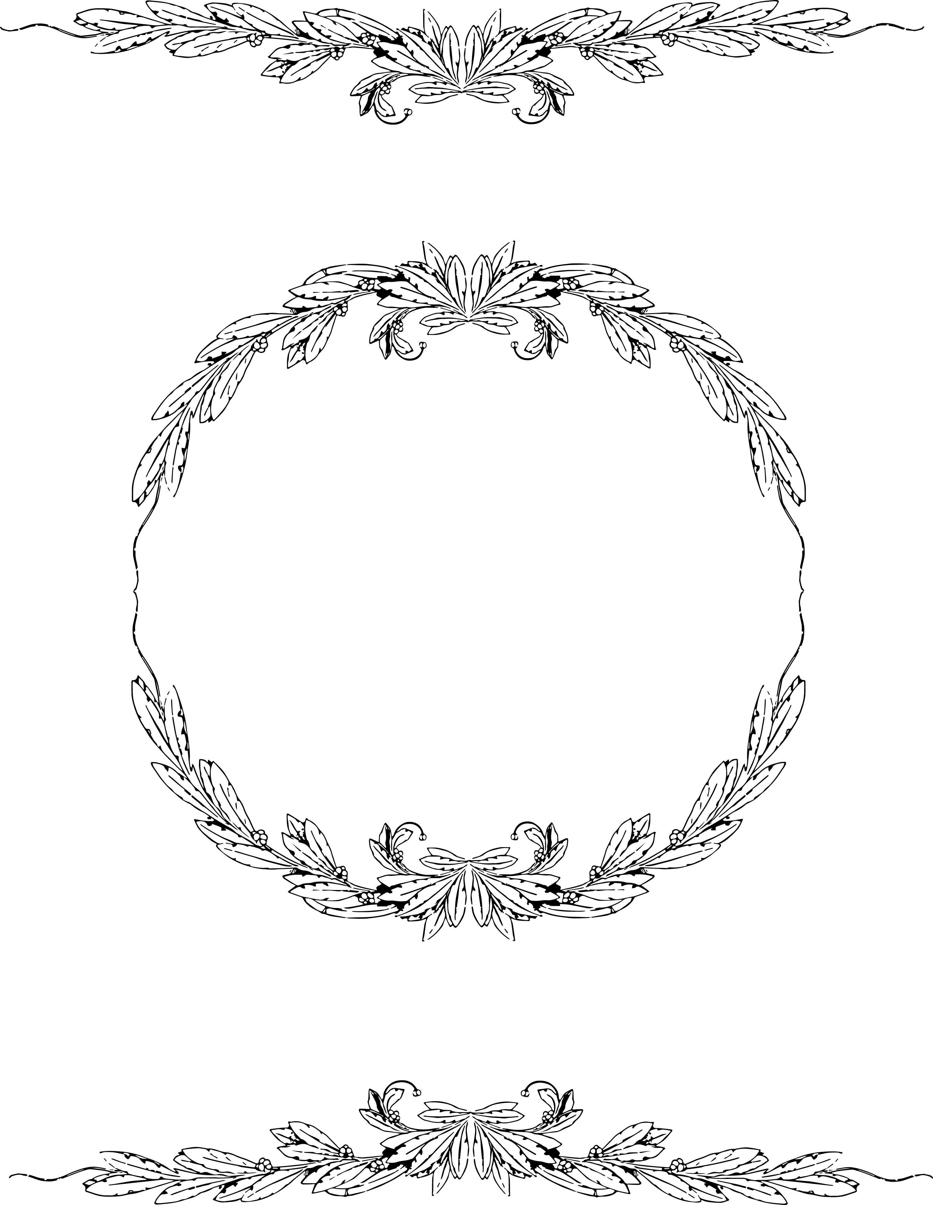 Ronde frame PNG-Afbeelding Transparant