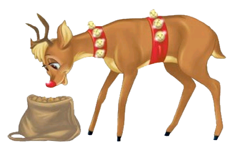 Rudolph Christmas PNG-Afbeelding