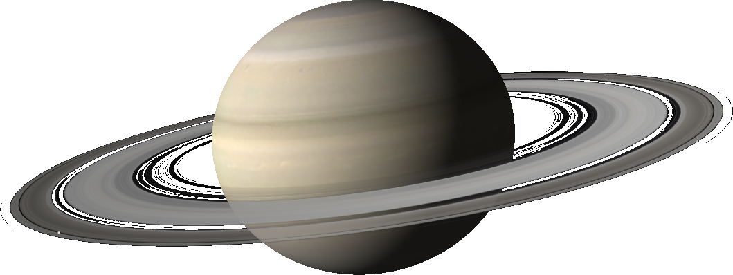 Saturn-transparentes Bild