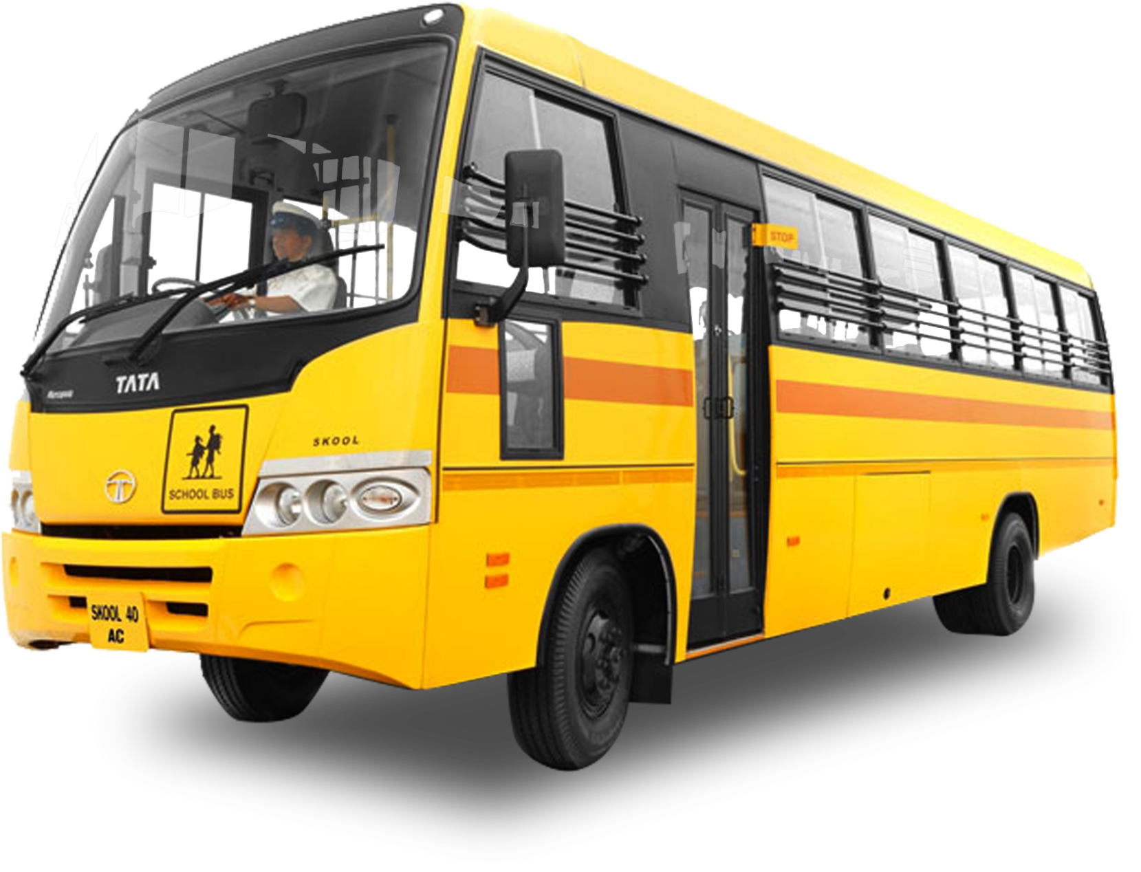 Schoolbus Transparante achtergrond PNG