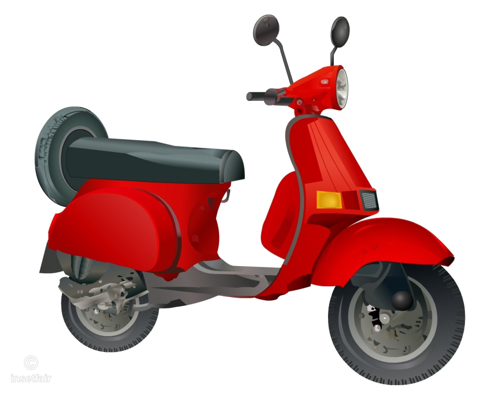 Scooter Download Transparante PNG-Afbeelding