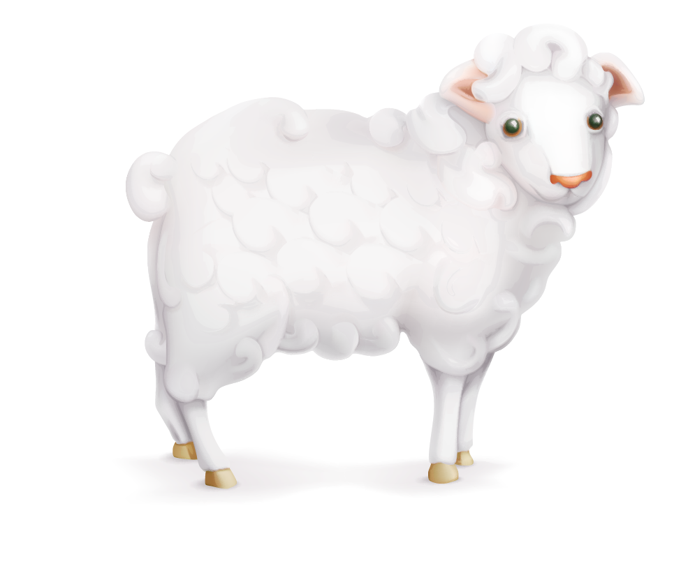 Images Transparentes de mouton