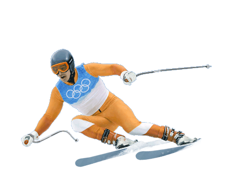 Skiing PNG Transparent Image