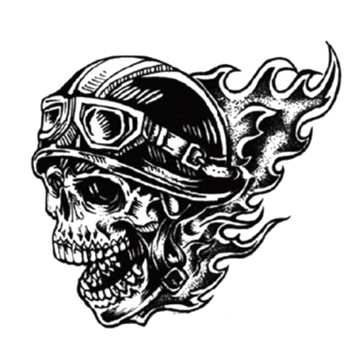 Skull Tattoo PNG Picture