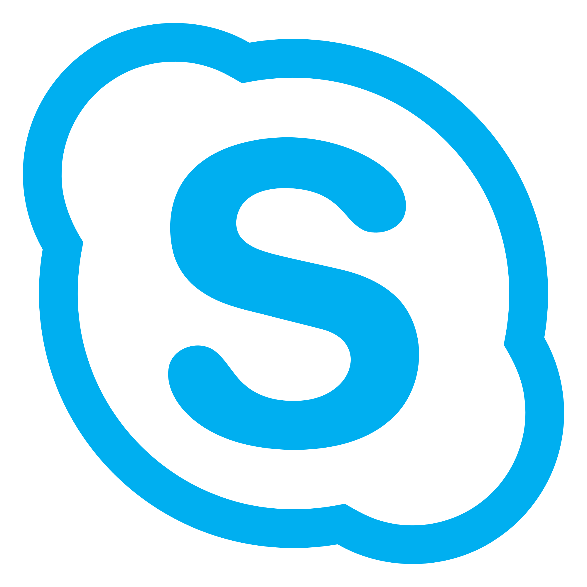 Skype PNG hoogwaardige Afbeelding