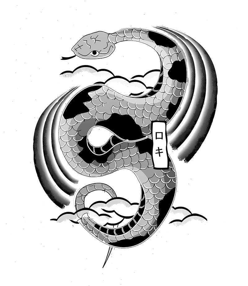 Snake Tattoo PNG Pic