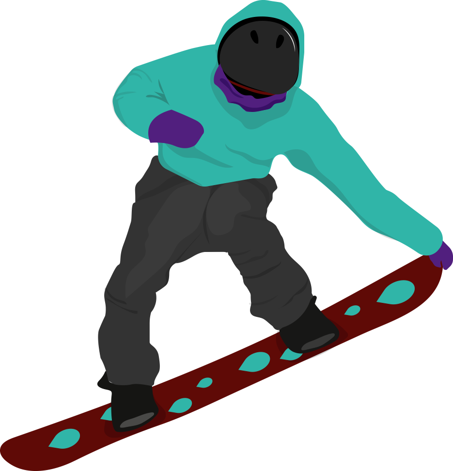 Snowboarding PNG-Afbeelding Transparante achtergrond