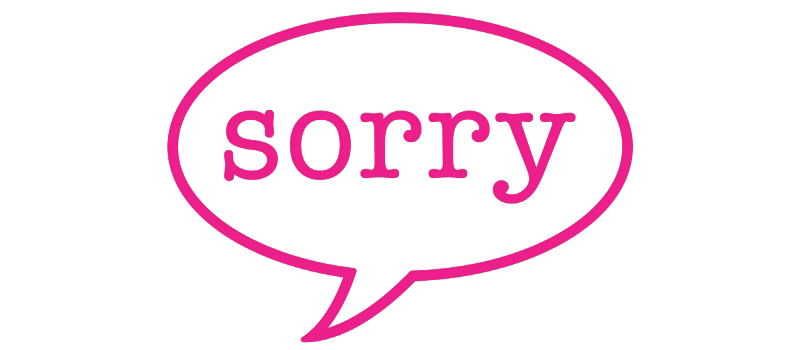 Sorry PNG Kostenloser Download