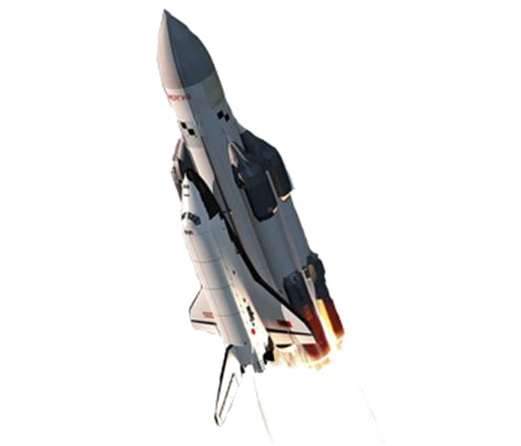 Space Rocket PNG Immagine Trasparente