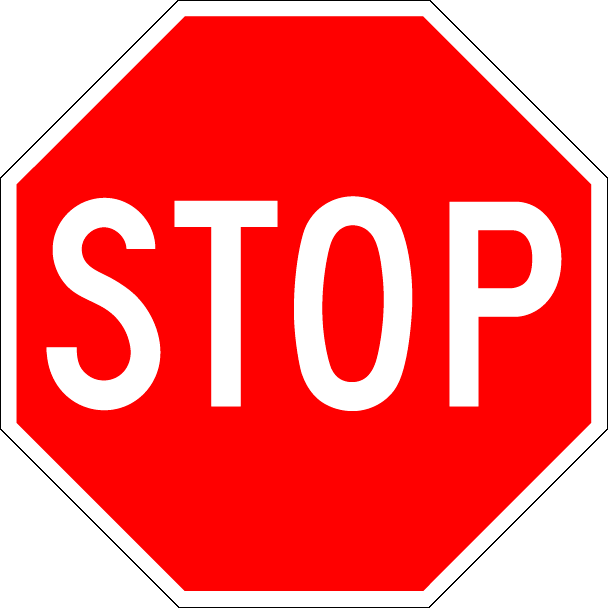 Stop Sign Transparent Background PNG