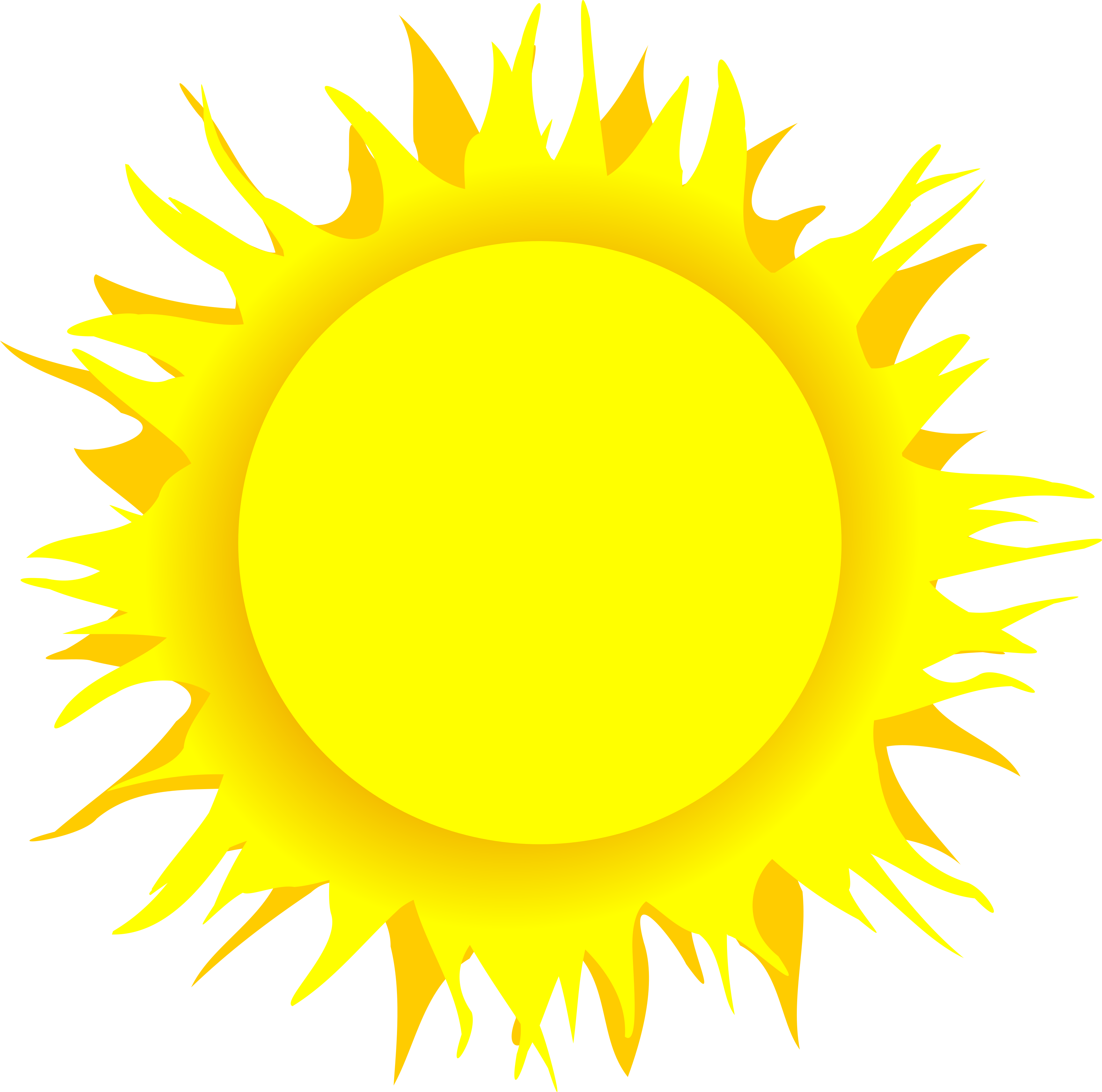 Sun PNG Transparentes Bild